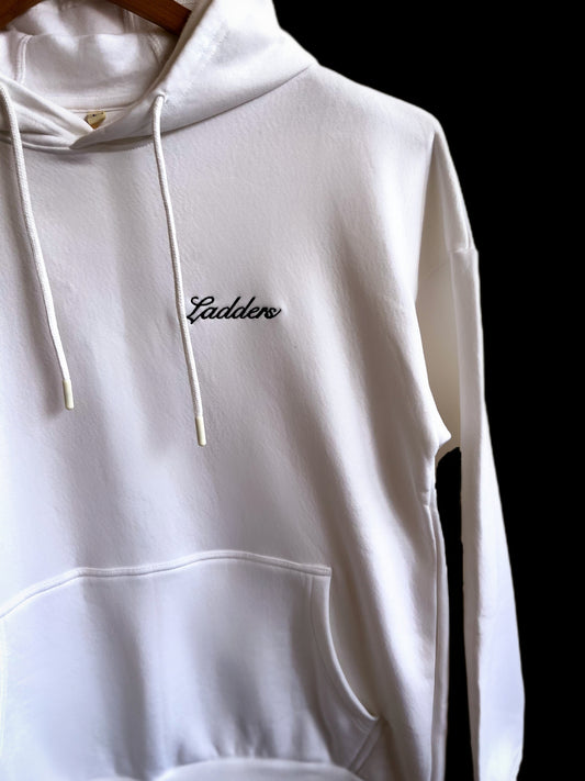 WHITE OVERSIZED HOODIE